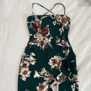 High low floral dress